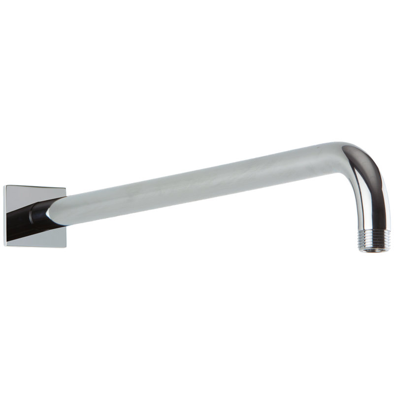 Wall Mount Shower Arm R+S Escutcheon, Chrome