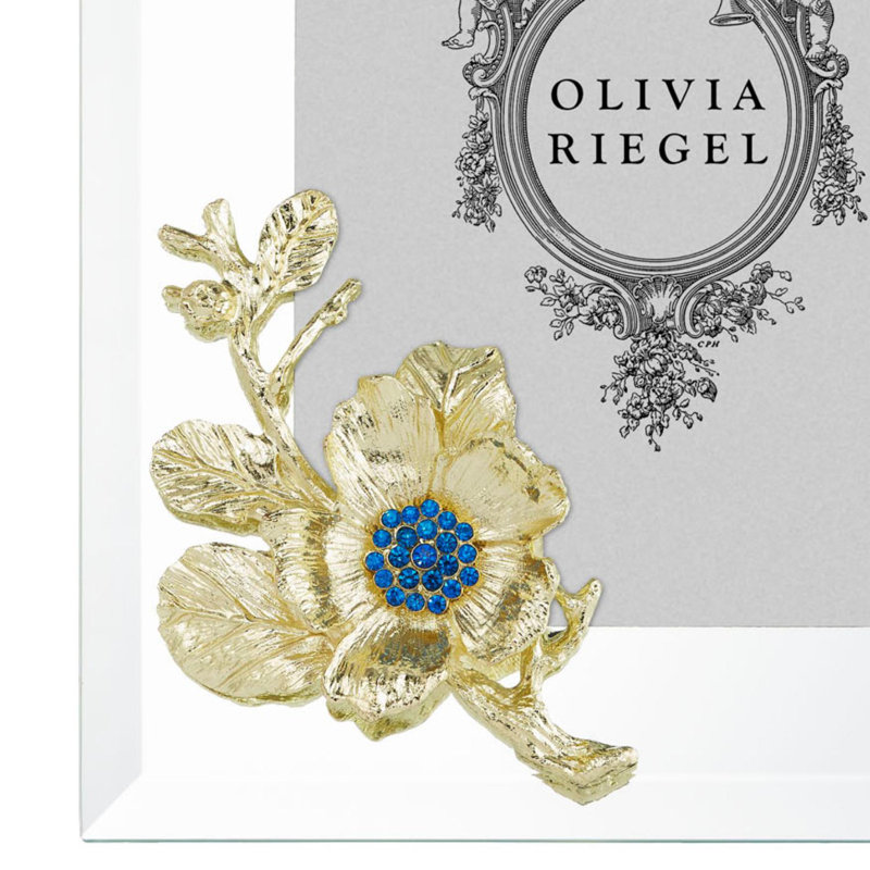 Botanica Glass Picture Frame, Gold
