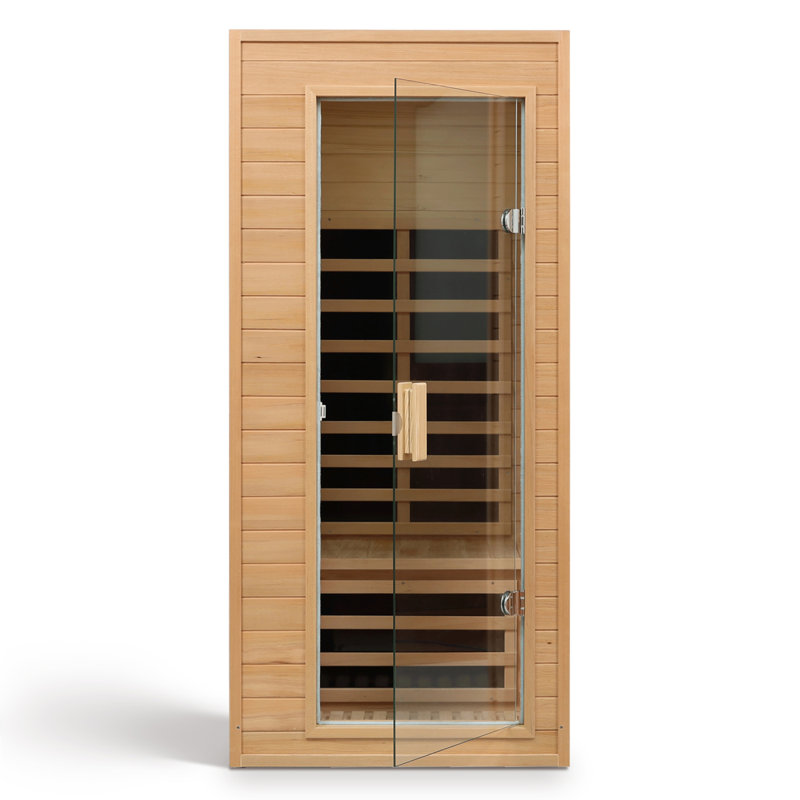 Sauna intérieur encastré à infrarouge lointain Hemlock