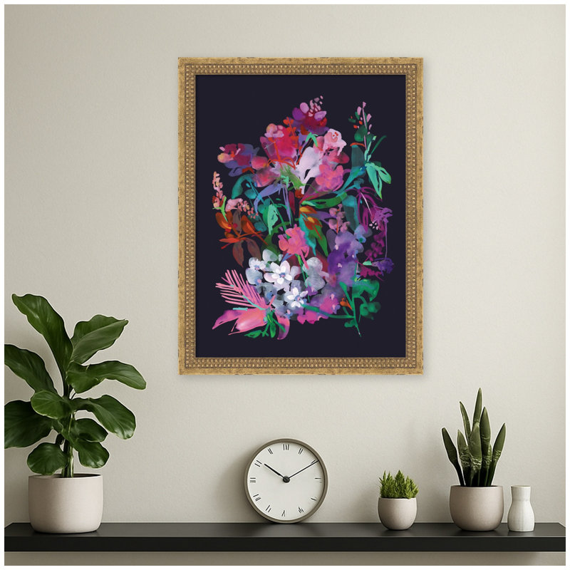 «Pink Tropical» par Reed Rosebud, reproduction d'art sur toile encadrée