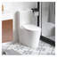 Housse de siège de toilette en polypropylène blanc brillant pour la série W31 - Design américain classique