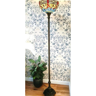 Qualls 156cm Black Traditional Floor Lamp