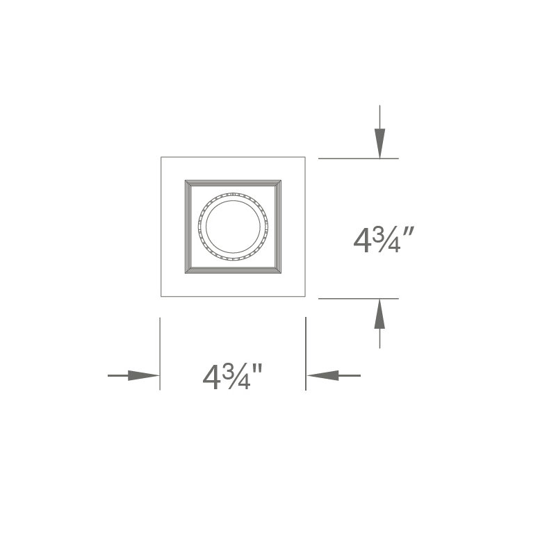 Recessed Lighting Kit, Black