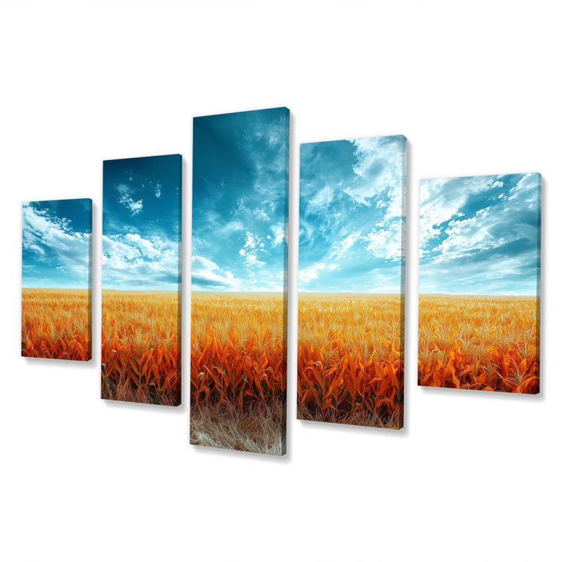 Green Cornfields - Farmhouse Wall Decor Set