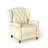 31.1" Wide Classic Top Grain Leather Push Back Recliner With Wingback Design（Set Of 2）-2088699740