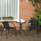 Wicker 2 - Person Garden Lounge Set