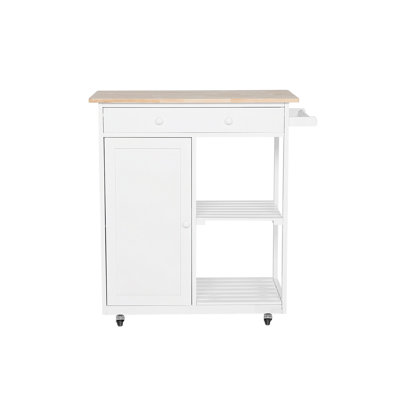 Uma Wood Kitchen Cart