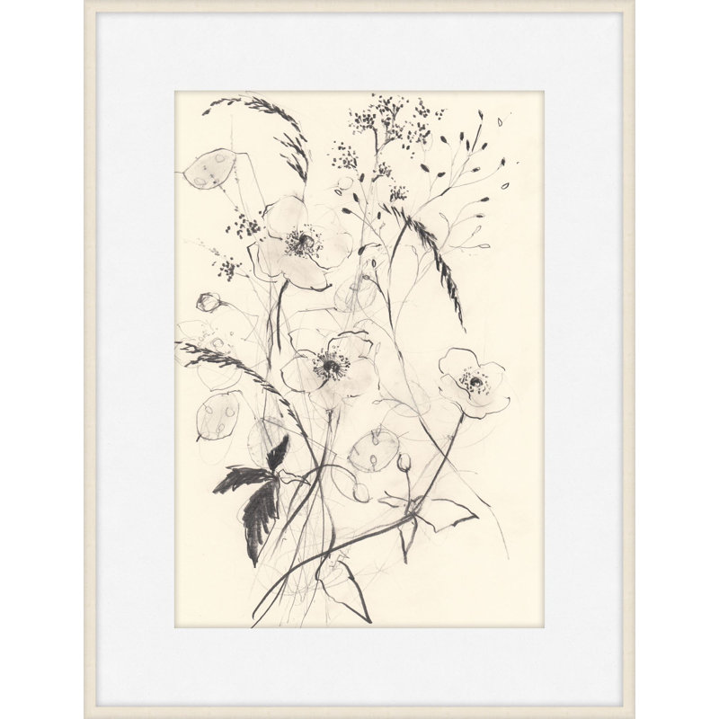 Japanese Anemones 1 Print, 51" H x 40" W