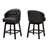 Yehiel Swivel Upholstered Counter Stool-1142064095