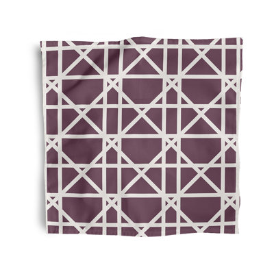 Lateshia Polyester Geometric Square Napkin