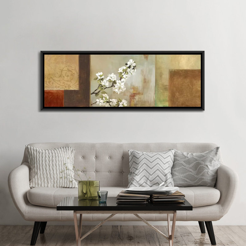 «Bliss In The Af après-midi» par PI Studio, impression sur toile tendue, H 24 po x l 72 po x P 1,5 po, Toile avec cadre noir