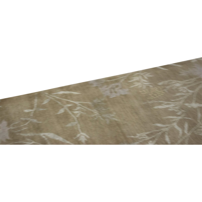 Tapis paille et sauge de haute qualité noué à la main