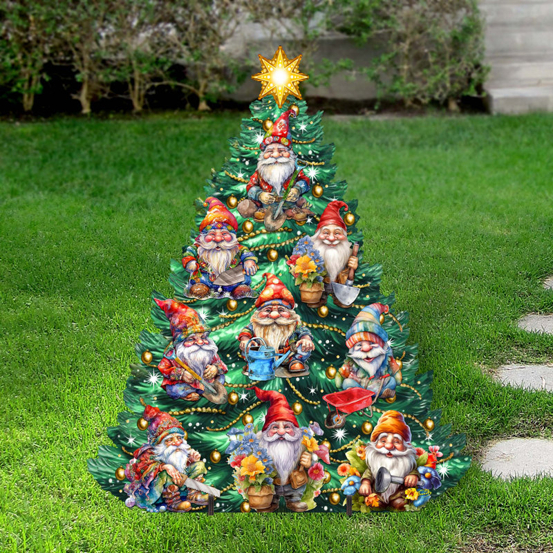 Décoration de Noël d'intérieur en bois pour arbre de Noël gnomes sur le thème par g. Debrekht - Décorations de Noël