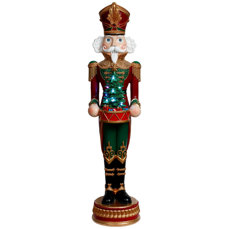 Jeweled Nutcracker With Drum - 48 Inches
