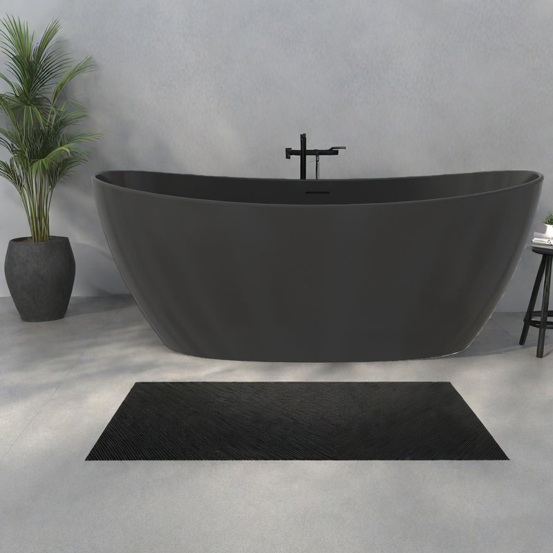 Baignoire profonde et bain tourbillon
