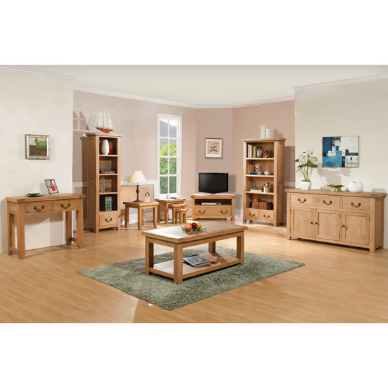 Thornbury Four Leg Coffee Table with Storage, H45 x L53 x W91.5cm