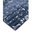 Tapis moderne noué à la main de conception unique - bleu, 8 pi 1 po x 10 pi 3 po Modern