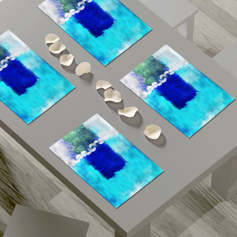Napperon abstrait en polyester
