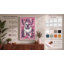 Bulldog in Bloom Eclectic - Wrapped Canvas-1730477402-1730477405