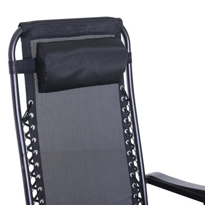 Chaise berçante d'extérieur pliable avec fauteuil inclinable