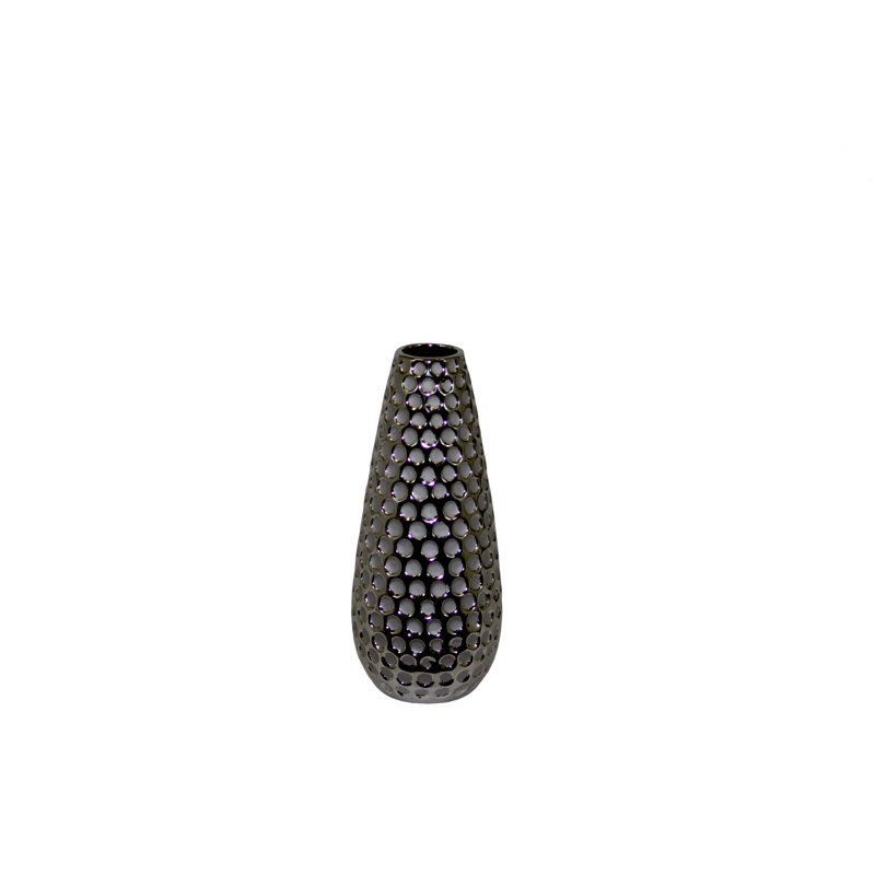Vase de table en céramique Maris, H 12 po x l 5 po x P 5 po