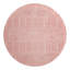 Tapis rose à motif géométrique Zoey-99250349