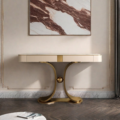 Modern Minimalist Art Console Table