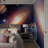 Planet In Outer Space Galaxy Peel & Stick Border-93868269