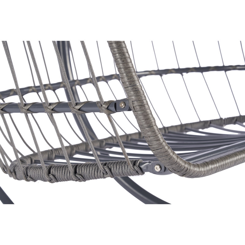 Chaise suspendue en rotin pour 2 personnes