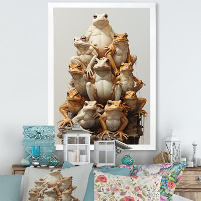 " Minimalism Frog Pyramid "
