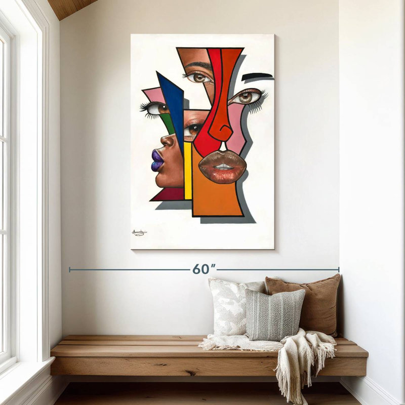 Leisha Abstract Untitled, 48" H x 32" W