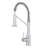 Stainless Steel 304 Kitchen Faucet - Brushed Nickel, Sleek Modern Design For Home Nickel Design, Long-Term Durability-242395760