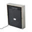 Symple Electric Fireplace Stainless Steel 2KW Heater LED Fire Flame Silver