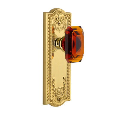 Grand mannequin en plaque Parthénon avec bouton de porte en cristal Baguette