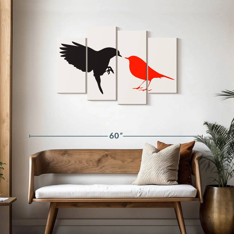 Brampt oiseau rouge sens