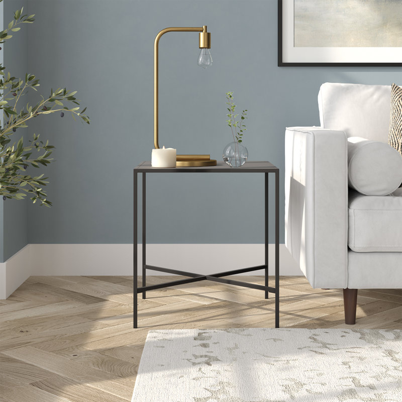 Stainless Steel Top End Table