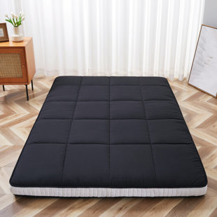 Foldable Floor Mattress, Guest Bed with Foam Filling, Space-Saving Sleeping Mat, Single/Double
