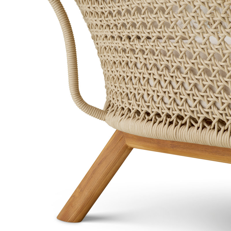 Trinity Outdoor Teak Lounge Chair
