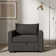 Fauteuil d'appoint de 38 po de large avec rangement sous le siège Tienna