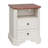 24'' H Farmhouse 2-Drawer Nightstand with Charging Station, Distressed White-1048112965-1048112964