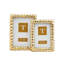 Ensemble de 2 cadres photo Gold Wave