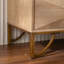 Commode 6 tiroirs, commodes et commodes modernes, meuble télé, commode en bois clair pour chambre à coucher, salon, couloir