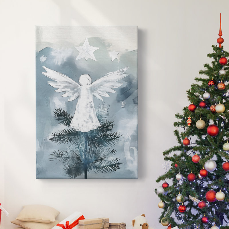 Art des Fêtes de Noël - Toile tendue avec châssis Cxxxix, H 36 po x l 24 po