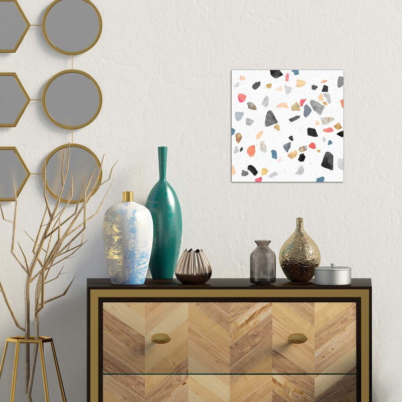 Terrazzo Treasure by Elisabeth Fredriksson - Print on Canvas, Wrapped Canvas, 45.72 cm H x 45.72 cm W x 1.91 cm D