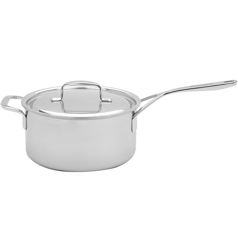 Demeyere 5-Plus 4 pte Casserole en acier inoxydable avec couvercle