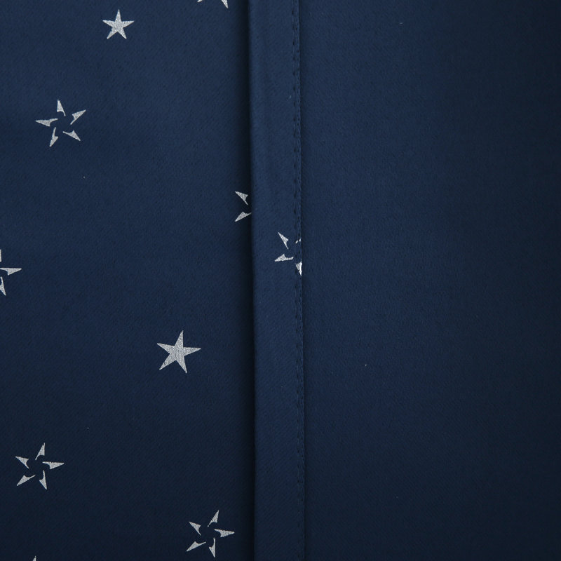 Ifza Room Darkening Curtain Single Panel, 42" W x 84" L, Navy