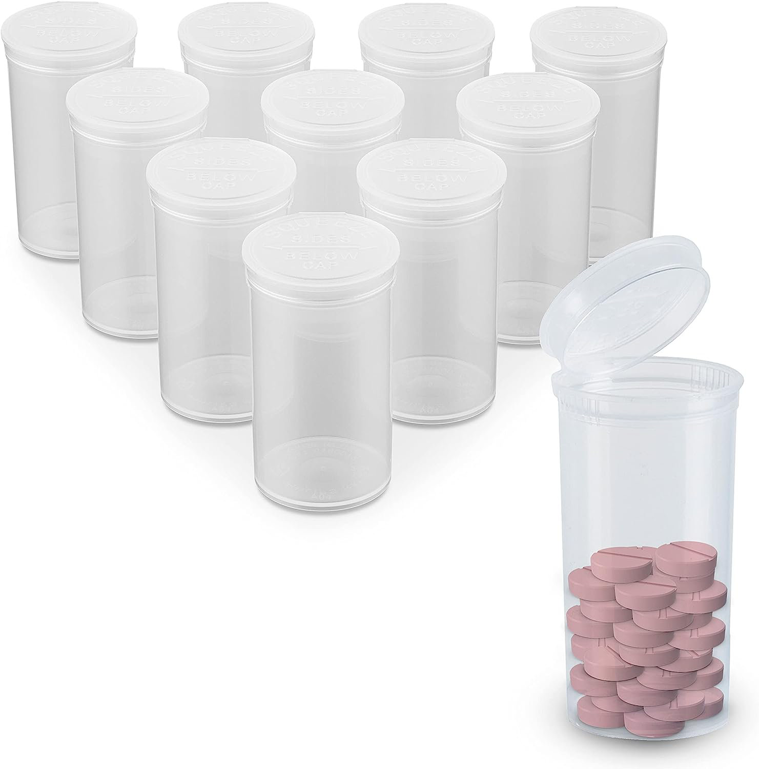 https://assets.wfcdn.com/im/86727025/compr-r85/2488/248805987/danetta-13-dram-pop-top-pill-bottlesempty-prescription-vials.jpg