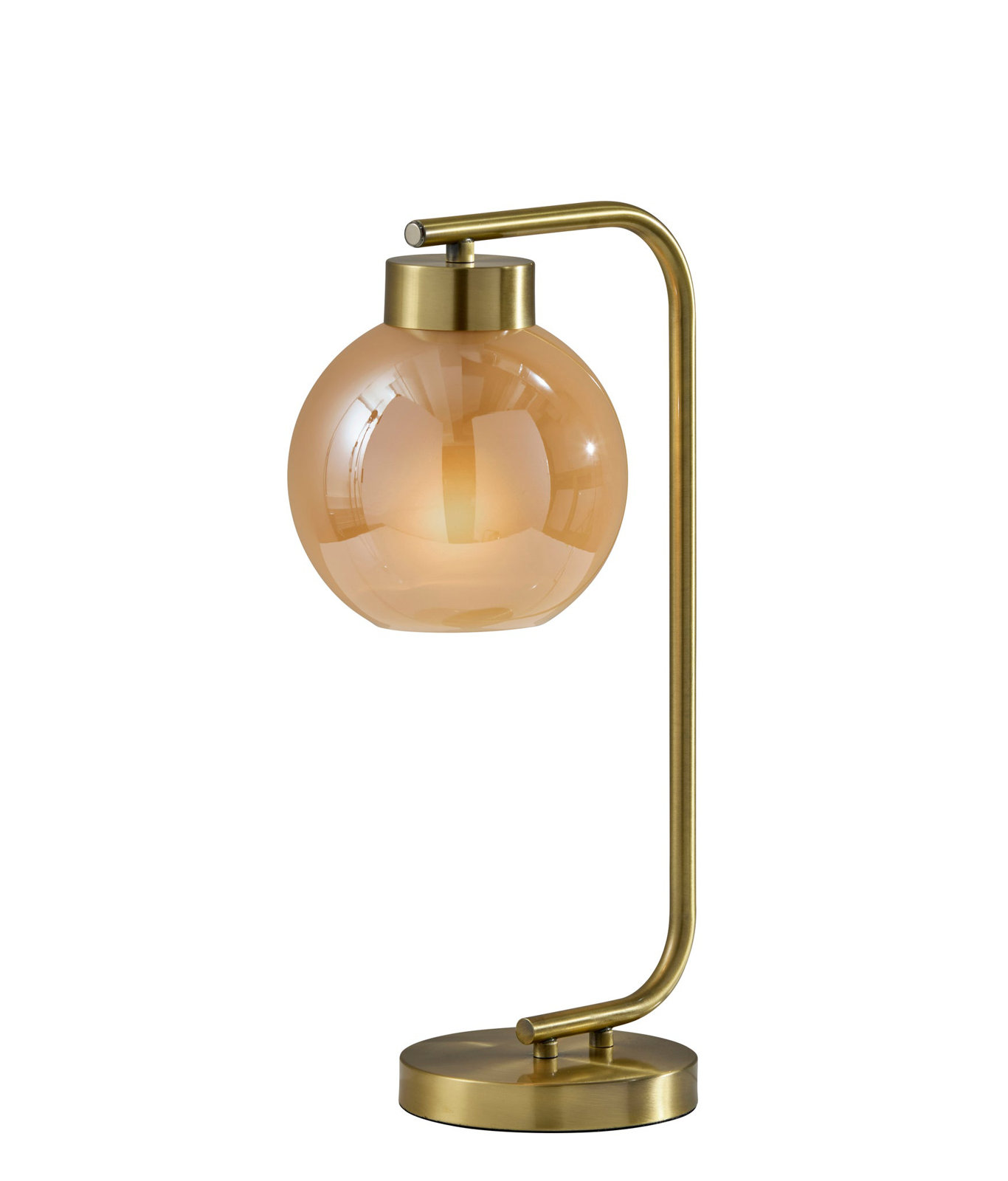 Atticus Table Lamp, Gold, Antique Brass