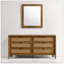 Commode 6 tiroirs avec miroir Vichy