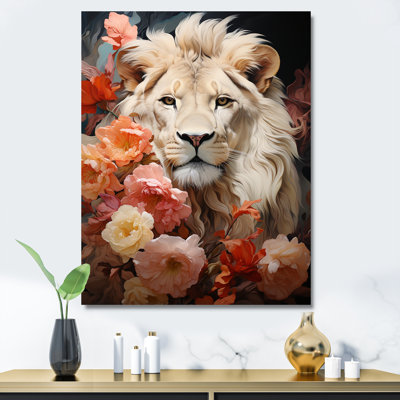 «Lion Ethereal Presence Dreamy Hues I», reproduction sur toile